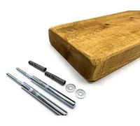 FLOATING SHELF RECLAIMED RUSTIC STYLE OLD PINE COLOUR 1x105cm