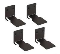 Floating Shelf Support Brackets 4-Pack for Installing Bookshelves That Appear Suspended Without Visible Fixtures