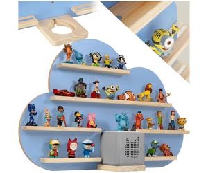 Floating Shelf Tonies Wall Cloud Shaped Narrow Shelving Unit Childrens Toys