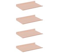 Floating Shelf Wall-mounted Steel Home Storage Shelving Modern Shelves vidaXL