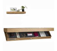 Floating Shelf with Secret Compartment - Wall-Mounted Storage Solution for Living Room, Bedroom, or Office - Concealed Design