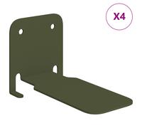 Floating Shelf with Shelf Wall-mounted with Storage Wall-Mounted Steel vidaXL
