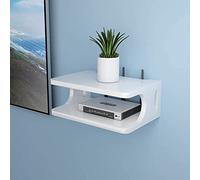 Floating Shelves DVD Storage Display Stand TV Stand Component Shelf, for DVD Player, Media Player, Router, Set Top Box, Mini PC, TV Accessories