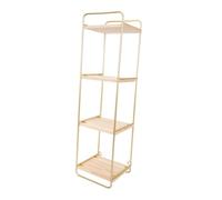 Floating Shelves for Wall, Gold Multi-layer Wall Shelf Wall Mounted Storage Display Bookshelf For Home 49x13.5x12cm