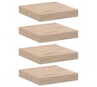 (23 x 23.5 x 4 cm/ 2 pcs) vidaXL Floating Shelves Wall Shelf Display Storage Shelf Rack Engineered Wood