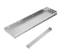 Floating Shower Bench Kit, Pre-Formed Adjustable Shower Bench from 34.5’’ to 62’’, Wall Mount Stainless Steel Bench Seating with Accessories