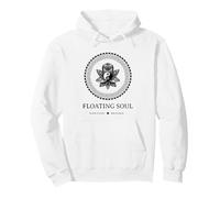 Floating Soul - Bloom In Light Rise In Peace (Spiritual) Pullover Hoodie