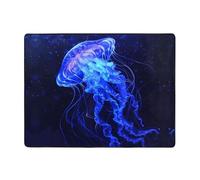 Floating Space Jellyfish Area Rugs for Living Room Decor - Soft Throw Washable Rugs for Bedroom, 63x48 Inch Indoor Carpet for Bedroom Living Room