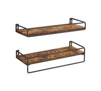 Floating spice rack set for versatile wall storage