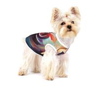 Floating spiral Premium Dog Tshirt - Soft 100% Cotton Ropa Para Perros, Perfect for Small to Medium Dogs, Stylish and Comfortable Shirts for Dogs M