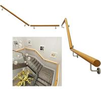Floating Stair Handrail Indoor Outdoor Elderly Children Attic Safety Wooden Railing Handrail Railing Non-Slip Stair Handrail(80 cm)