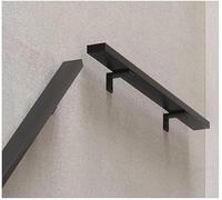 Floating Stair Handrail Stair Handrails with Fixtures for Outdoor and Indoor Stairs, Porch Deck Stair Handrails(Schwarz,120cm)