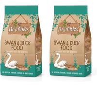 Floating Swan & Duck Food, Healthy Balanced Formula, Easy Feeding, Professional, Easy to Use, Lightweight, Ideal for Home Gardeners, Wildlife Enthusiasts & Outdoor Bird Care (1.75 kg, Pack of 2)