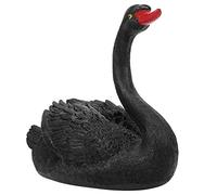 Floating Swan Statue,Floating Fake Swans,Black Swan Ornament, Float Freely Floating Swan Ornaments,Floating Swan Garden Bird Statue for Indoor Outdoor Garden Courtyard Decoration, Swan Ornament