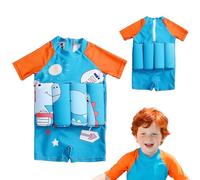 Floating Swimsuit for Toddler - Floatation Swimsuit Short Sleeve Bathing Suits - Quick-Drying Float Swimwear Trainer Bathing Accessories Swim Vest for Summer Beach Pool Sports Holiday