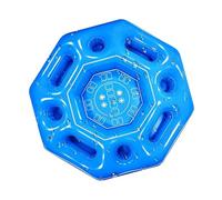Floating Table for Pool Game - Octagonal Multifunctional Interactive - Swim Pool Floating Card Game Table - for Men Women Adults Family Friends Hot Tub Hotel Beach Party Backyard