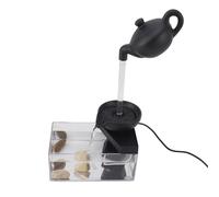 Floating Teapot Water Fountain Ornament Usb 5v Power Supply Tabletop Waterfall Decoration With Led
