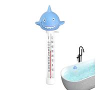 Floating Temperature Gauge for Pool | Cartoon Shark Testing Gadget | Accurate Bath Temperature Gauge | for Pond Tub Spa Bathroom Fountain Aquarium Shower Outdoor
