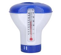 Floating Thermometer,Water Thermometer, Pool Chlorine Dispenser Floating Swimming Pool Baby Bath Thermometer Tablets Holder