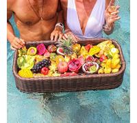 Floating Tray for Pool - Water Play Food Plate for Hot Tub and Pool Bar, Ideal for Outdoor Gatherings and Breakfasts
