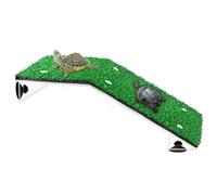 Floating Turtle Dock Ramp - Turtle Garbage , Acrylic Climbing Terrace | Reptile Grass Ramp , Water Tank Ladder For Resting Turtle And Am