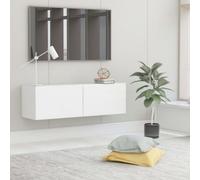 vidaXL TV Cabinet White 100x30x30 cm Engineered Wood