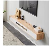 Floating TV Console Wall Mounted Under TV Stand Floating TV Console Entertainment Shelf Cabinet With Drawers And Storage For Living Room Bedroom Media Room (Color : B, Size : 140x24x20cm)