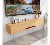 Floating Tv Shelf Stand Cabinet Unit Media Wall Mounted Long Tv Media Units Console With Storage Doors，Corner Ledge Wall Shelf,Floating TV Stand Cabinet with Wall Hanging Design for Living R