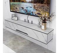 Floating Tv Shelf Stand Cabinet Unit Media Wall Mounted Long Tv Media Units Console With Storage Doors，Corner Ledge Wall Shelf,Floating TV Stand Cabinet for Wall Mounting Wall Hanging TV She