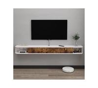 Floating TV Stand for Wall Mobile TV Shelf with 2 Doors SpaceSaving WallMounted Unit for Living Room or Office Compact Design for Small TVs
