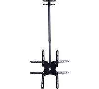 Floating TV Stand, Multifunction Dual Sided Ceiling TV Mount Bracket, Full Motion 360° Rotation TV Bracket Fits 32-75 Inch Flat Panel Televisions, Max 400x400mm TV Mount