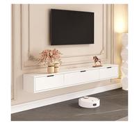 Floating Tv Stand Wall Mounted With Door, Console Cabinet With Storage, Entertainment Center For Living Room, Bedroom(A,140cm)