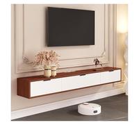 Floating Tv Stand Wall Mounted With Door, Console Cabinet With Storage, Entertainment Center For Living Room, Bedroom(D,140cm)