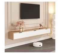 Floating Tv Stand Wall Mounted With Door, Console Cabinet With Storage, Entertainment Center For Living Room, Bedroom(G,140cm)