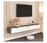 Floating Tv Stand Wall Mounted With Door, Console Cabinet With Storage, Entertainment Center For Living Room, Bedroom(C,140cm)