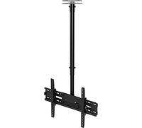 Floating TV Stand with Multifunctal Tilt & 30° Swivel Ceiling Mount Bracket Fits Most 32-65 Inch LCD Flat Sn TVs Max VESA 600x400mm TV Mount