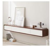 Floating TV Stand with Two Drawers - Modern Entertainment Media Console for Living Rooms and Offices, Large Storage Solution