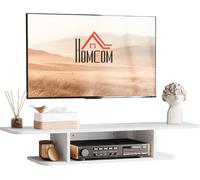 Floating TV Unit Wall Mounted Media Shelf Entertainment Console Storage Cabinet