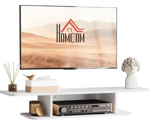 Floating TV Unit Wall Mounted Stand Media Console Shelving Unit