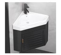 Floating Vanity with Sink and Storage Cabinet, Space-Saving Wall Mount for Laundry and Kitchen