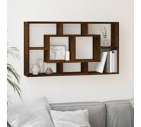 Floating Wall Display Shelf 8 Compartments Hanging Rack Floating Shelf vidaXL
