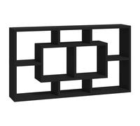 Floating Wall Display Shelf 8 Compartments Hanging Rack Floating Shelf vidaXL