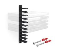 Floating Wall Mount Modular Holder Black for DVD Movies Videos
