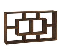 Floating Wall Mount Shelf Display Book Storage Wooden Rack Unit Multicompartment