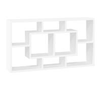 Floating Wall Mount Shelf Display Book Storage Wooden Rack Unit Multicompartment