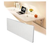 Floating Wall Mounted Drop Leaf Table Folding Desk Space Saving Wooden Breakfast Bar Table