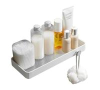 Floating Wall Shelf, Acrylic and Aluminum Bathroom Shower Caddy