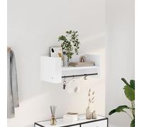 (white, 70.5 x 35 x 30.5 cm) vidaXL Wall Shelf Floating Shelf Hanging Wall Storage Shelf Engineered Wood