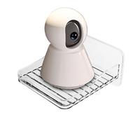 Floating Wall Shelf - Monitor & Camera Bracket, Transparent Bracket, No Drilling, Speaker & Utility Display Shelf | Office Wall Organizer