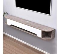 Floating Wall Shelf Wall Mounted TV Cabinet for Set Top Box & Router Multima Console & Trophy Display Ideal for Toys & Photos Slish TV Stand & Decor Unit
